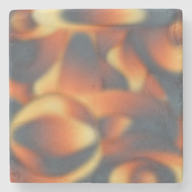 Peachy Sumo Stone Coaster (Front)