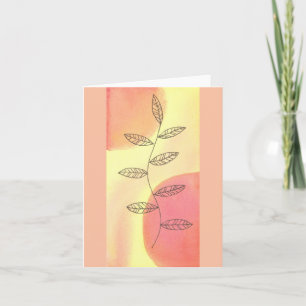 Peachy Vine Card