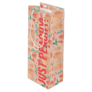 Peachy Wine Gift Bag