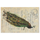Peacock 18lb Decoupage Sheet Right