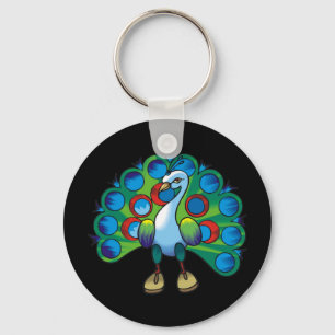 Peacock 2 key ring