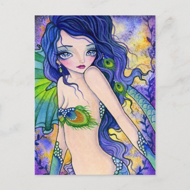 Peacock Allure - Postcard (Front)