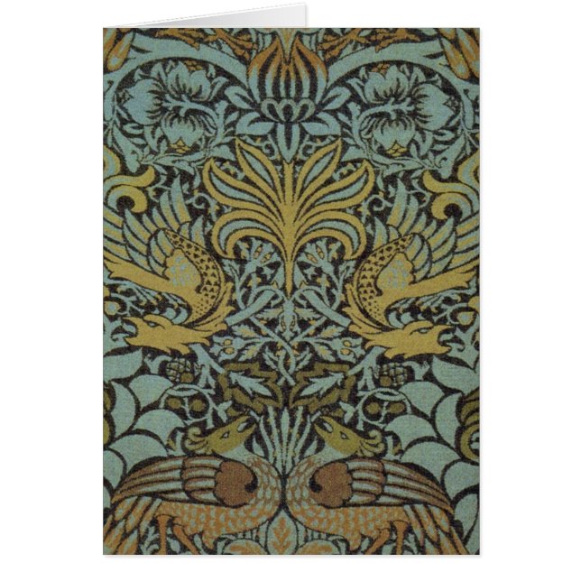 Peacock and Dragon By William Morris (Front)
