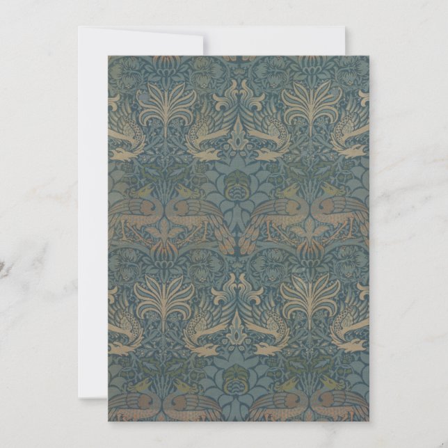 Peacock and Dragon by William Morris (Front)