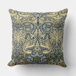 Peacock and Dragon" by William Morris  Cushion