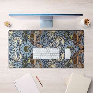 Peacock and Dragon, William Morris Desk Mat