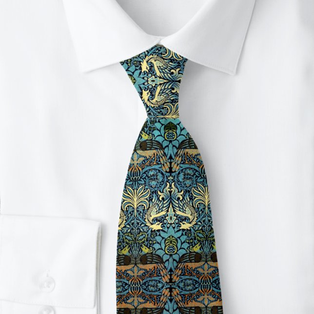 Peacock  and Dragon William * Morris Tie (Creator Uploaded)