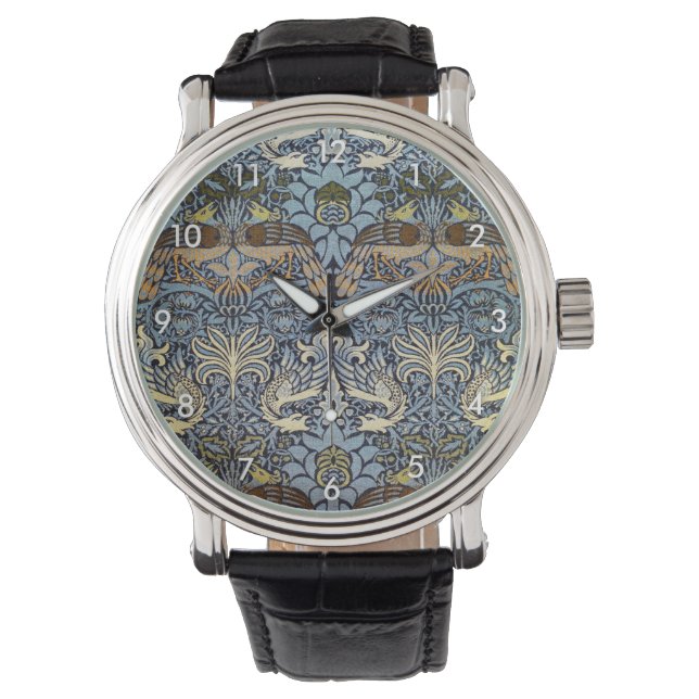 Peacock and Dragon, William Morris Watch (Front)