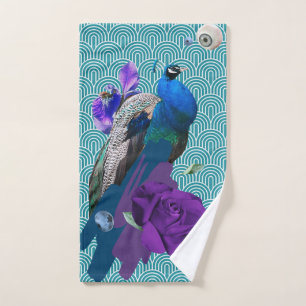 Peacock and Eyeball Towel Set