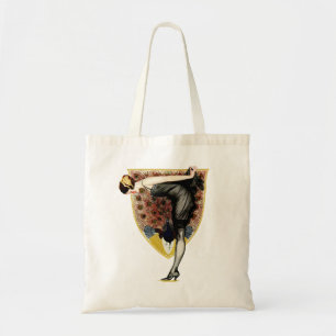 Peacock and Pin Up Tote Bag