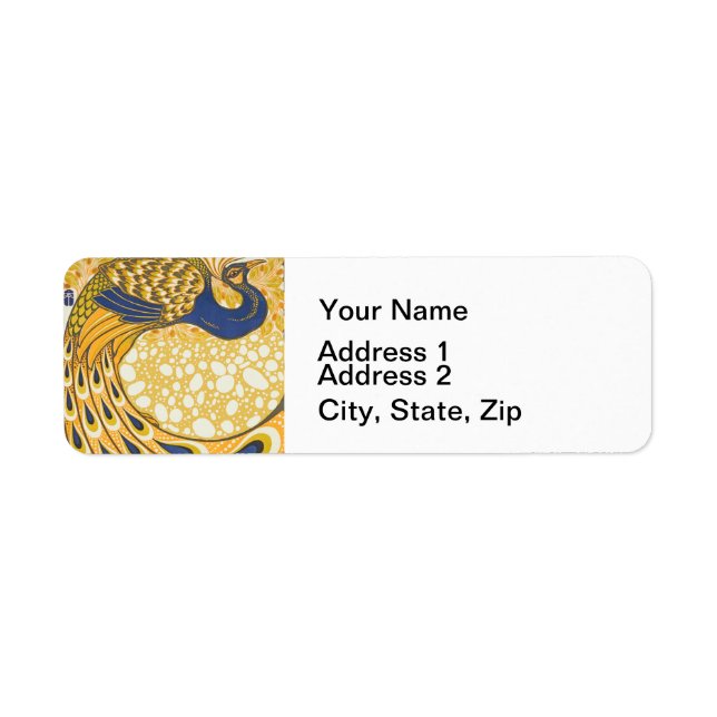 Peacock Antique Vintage Colourful (Front)