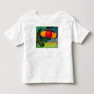 Peacock Apple Crate LabelWatsonville, CA Toddler T-Shirt