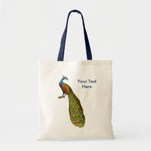 Peacock Art Animal Tote Bag