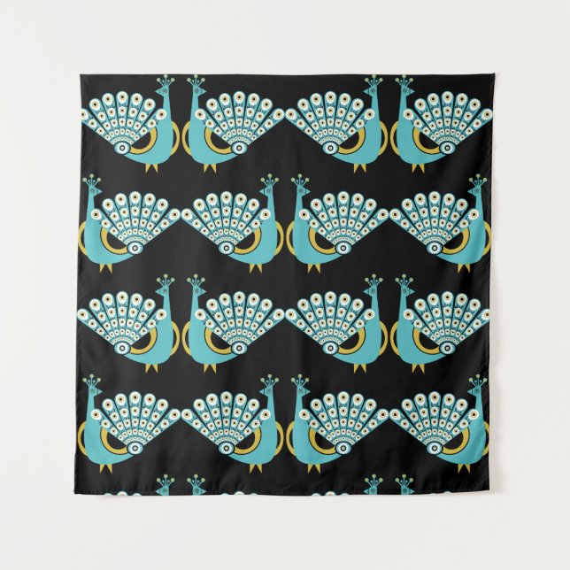 Peacock Art Home Accessories Tapestry (Front)