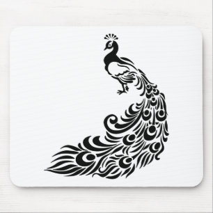 Peacock Art Mouse Mat