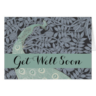 Peacock Art Nouveau Bird Classic