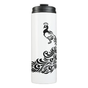 Peacock Art Thermal Tumbler
