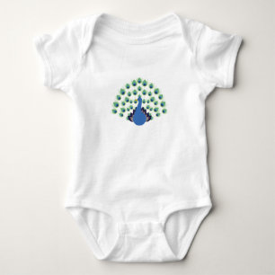 Peacock Baby Bodysuit