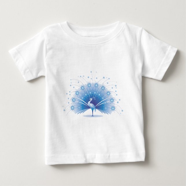 Peacock Baby T-Shirt (Front)