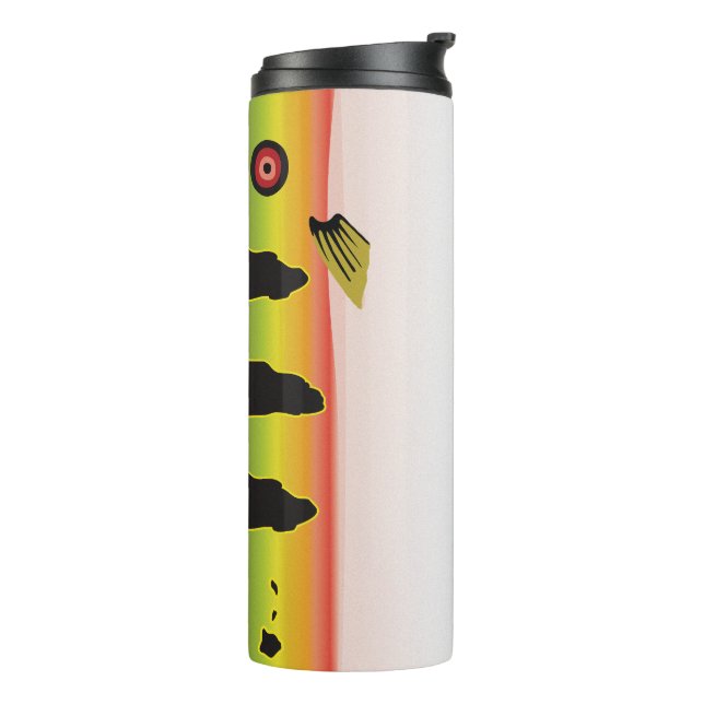 Peacock Bass  Thermal Tumbler (Rotated Left)