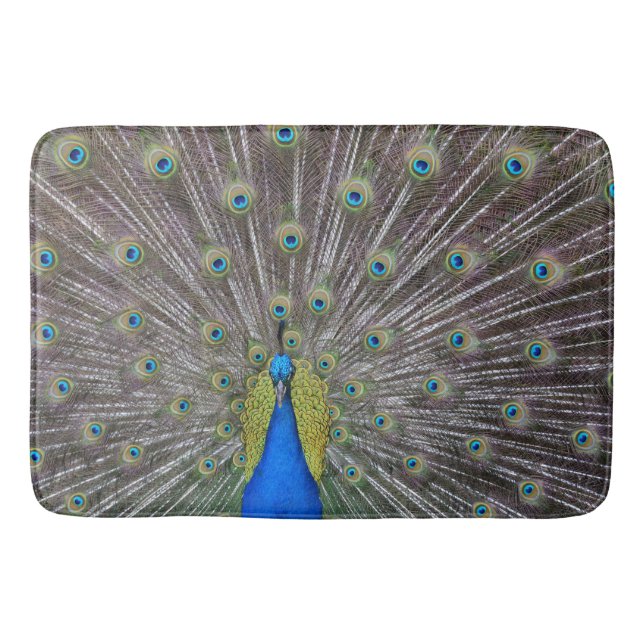 Peacock Bath Mat (Front)