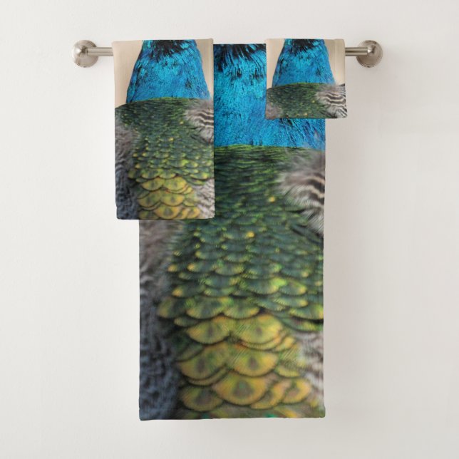 Peacock Bath Towel Set (Insitu)
