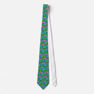 Peacock bird animation tie