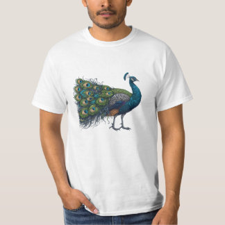 Peacock bird Value T-Shirt