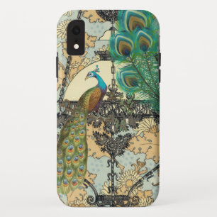 Peacock Birdcage  Damask iPhone XR Case