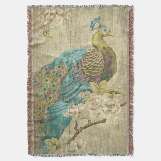 Peacock - Blanket (Front Vertical)