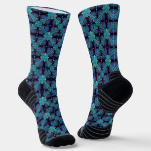 Peacock Block Lattice Colour design Socks