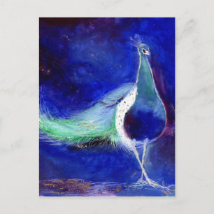 Peacock Blue 2013 Postcard