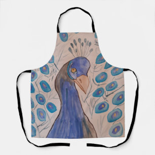 Peacock Blue Apron