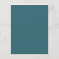 Peacock Blue (Dark Teal or Deep Aqua) Solid Colour