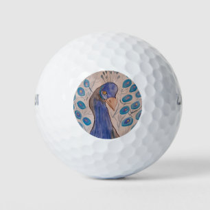 Peacock Blue Golf Balls