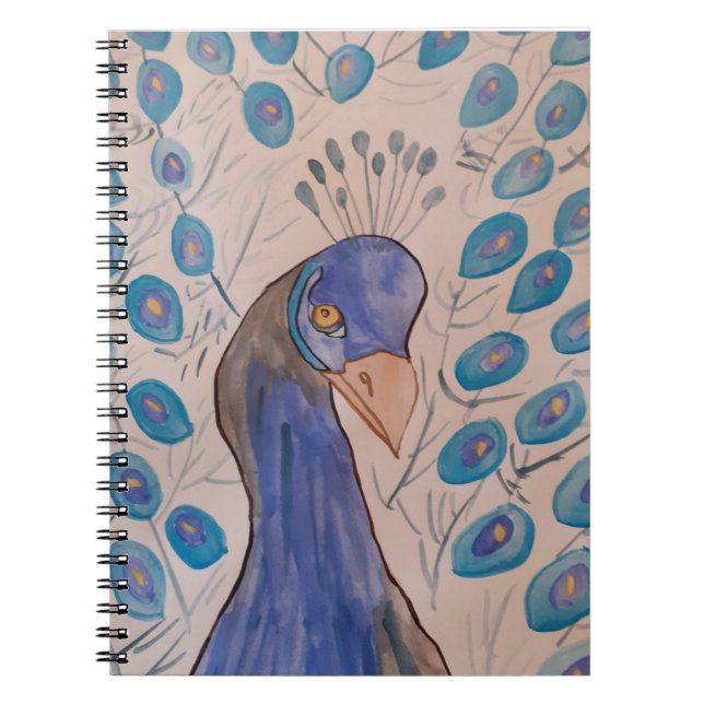 Peacock Blue Notebook (Front)