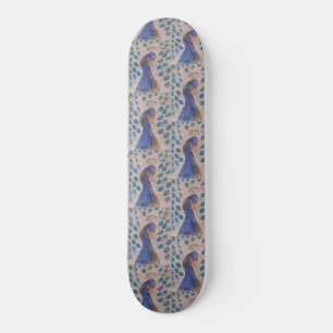 Peacock Blue Skateboard
