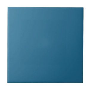 Peacock Blue Solid Colour Tile
