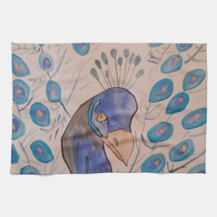 Peacock Blue Tea Towel