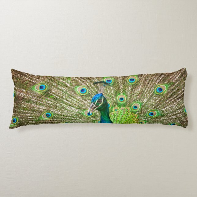 Peacock Body Cushion (Front)