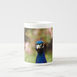 Peacock Bone China Mug