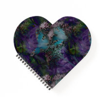 Peacock Butterflies in Purple By KABFA Designs