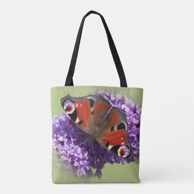 Peacock Butterfly All-Over-Print Bag (Back)