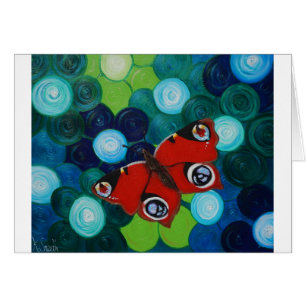 Peacock Butterfly Painting
