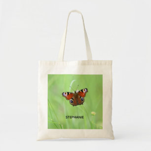 Peacock Butterfly Tote Bag