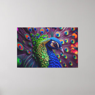 Peacock Canvas Print