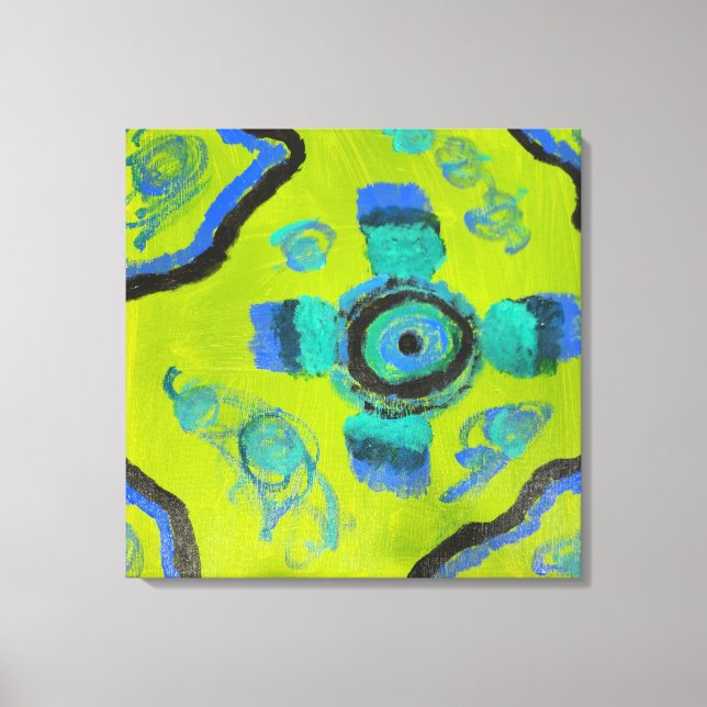 Peacock Canvas Print (Front)