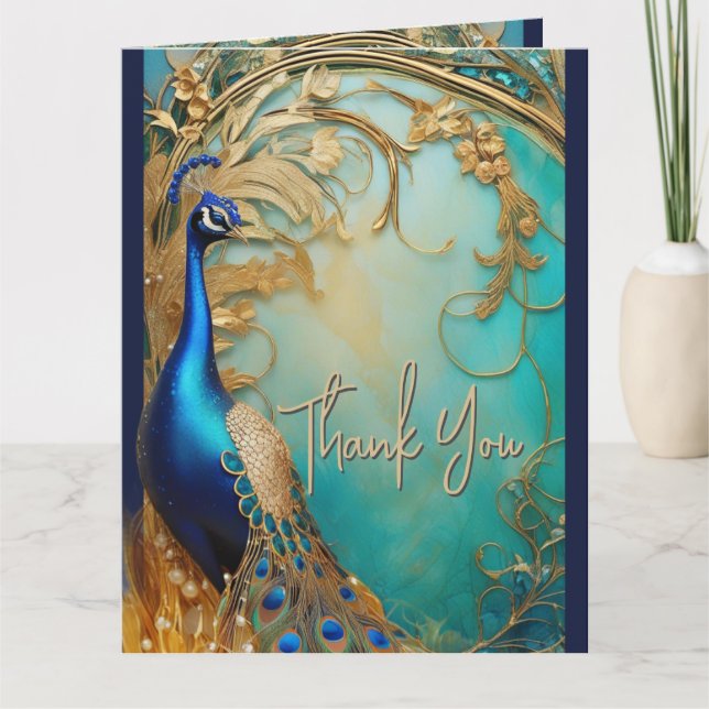 Peacock  card (Front)