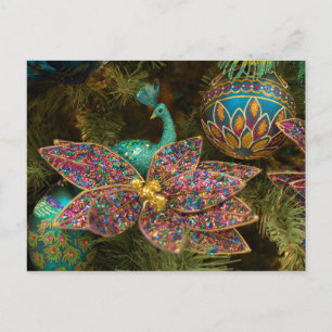 Peacock Christmas Ornament Holiday Tree