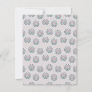 Peacock Circles Card